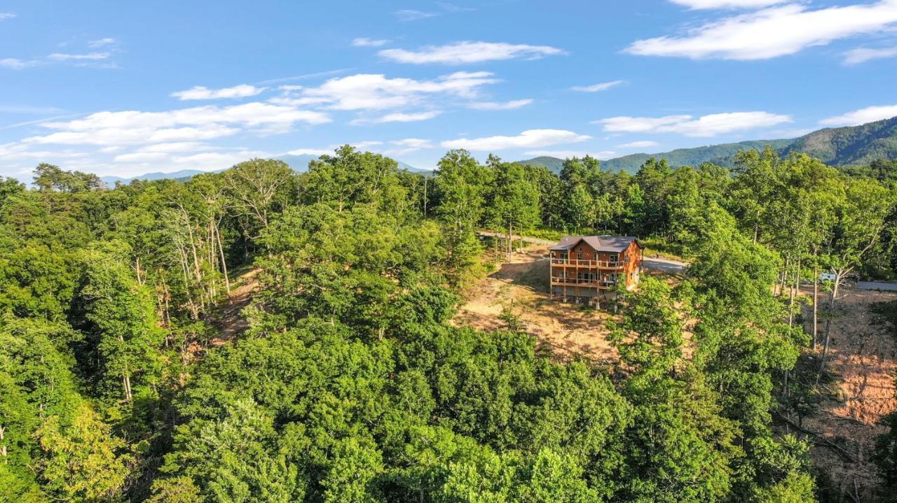 New / 3 King Suites / Sleeps12 / View / 5 Mi To Pf / Hot Tub Sevierville Kültér fotó